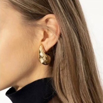 Louis Vuitton Gamble Drop Earrings Golden Metallic ref.547655 - Joli Closet