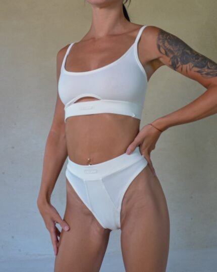 Set with panties "VELabel Slim Milk"